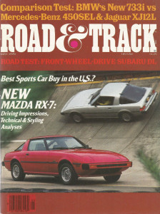 ROAD & TRACK 1978 MAY - NEW MAZDA RX-7, DON GARLITS